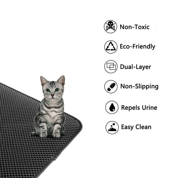 Flantor Cat Litter Mat & Reviews Wayfair